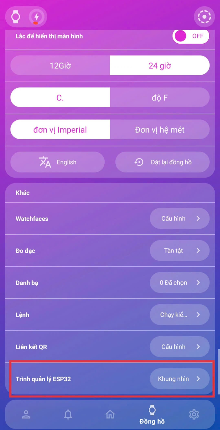 Bật công tắc 'Điều hướng'